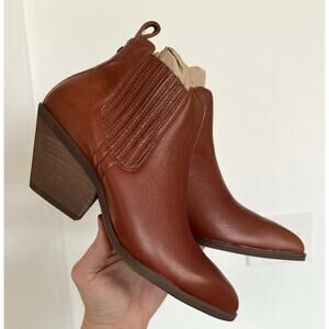 Portland Leather Goods Dakota Western Boot Tucson Women 7.5 Patina cognac chic